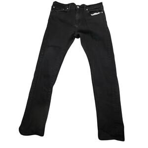 Levis 510 Black Skinny Jeans Mens W34 L32 Modern Slim Y2K